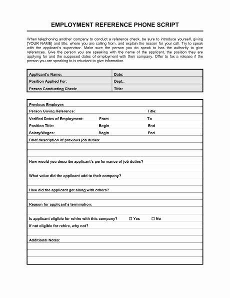 Reference Check form Template New Reference Checklist Template Invitation Template