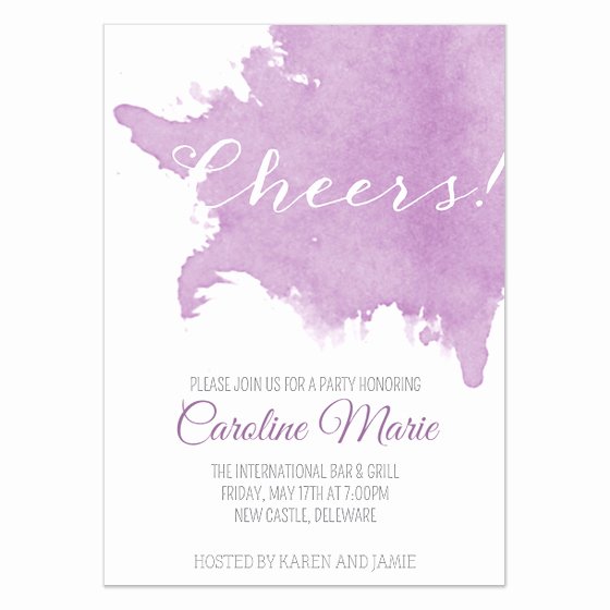Rehearsal Dinner Slideshow Template Awesome orchid Watercolor Invitation Invitations &amp; Cards On Pingg