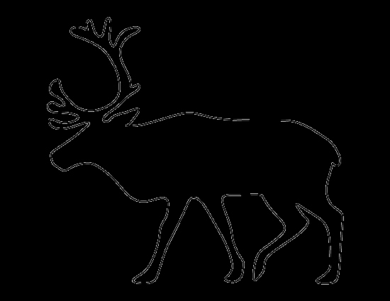Reindeer Cut Out Template Best Of Reindeer Pattern Use the Printable Outline for Crafts