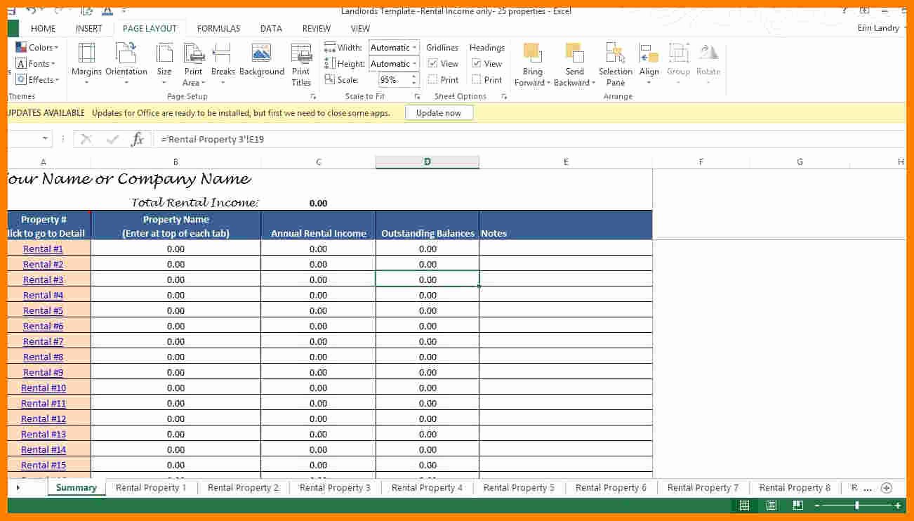 Rent Collection Spreadsheet Template Awesome 6 Rent Ledger Excel Spreadsheet