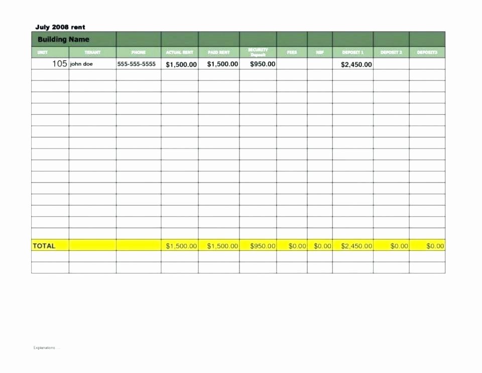 Rent Collection Spreadsheet Template Luxury Rent Spreadsheet Template Rent Payment Tracker Spreadsheet