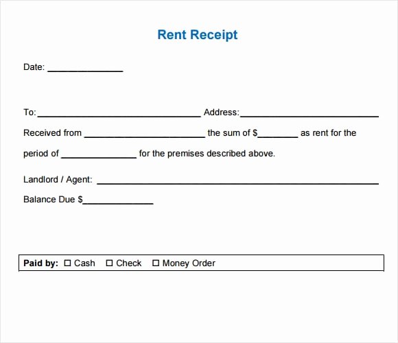 Rent Invoice Template Word Elegant 6 Free Rent Receipt Templates Excel Pdf formats
