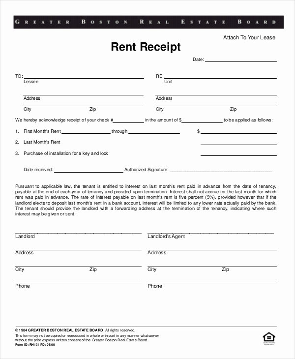 Rent Invoice Template Word Elegant Rent Receipt 26 Free Word Pdf Documents Download