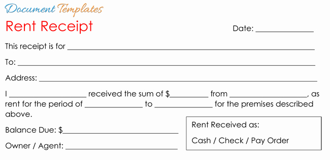 Rental Deposit Receipt Template Inspirational Receipt Templates Print Free Blank Receipts Of Any Type