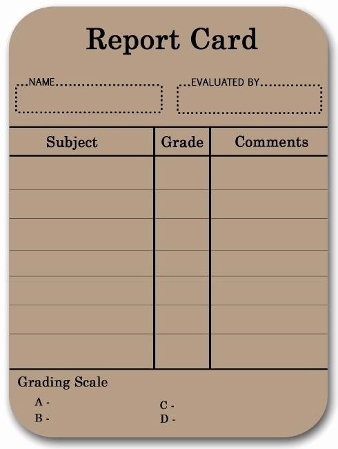 Report Card Template Pdf Awesome 17 Best Images About Report Cards On Pinterest