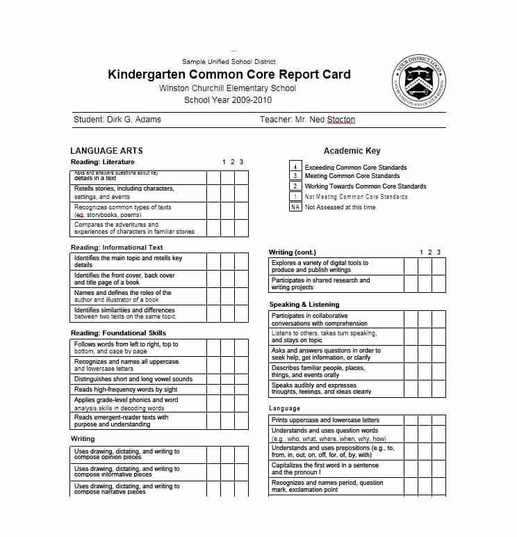 Report Card Template Word Fresh 30 Real &amp; Fake Report Card Templates [homeschool High