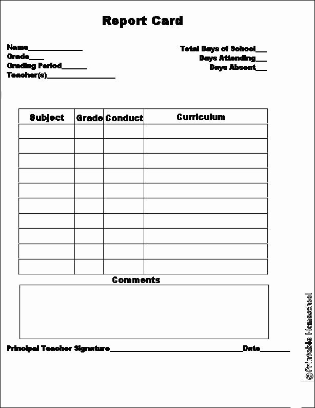 Report Card Template Word Inspirational Pin by Valerie atkison On Homeschool