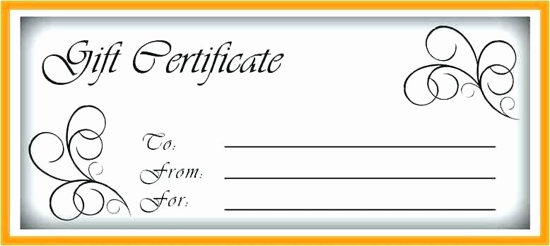 Restaurant Gift Certificate Template Beautiful Blank Certificate Template Word – Harriscateringfo