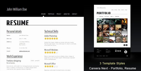 Resume Website Template Free Awesome 20 Free and Premium Resume Cv HTML Website Templates and