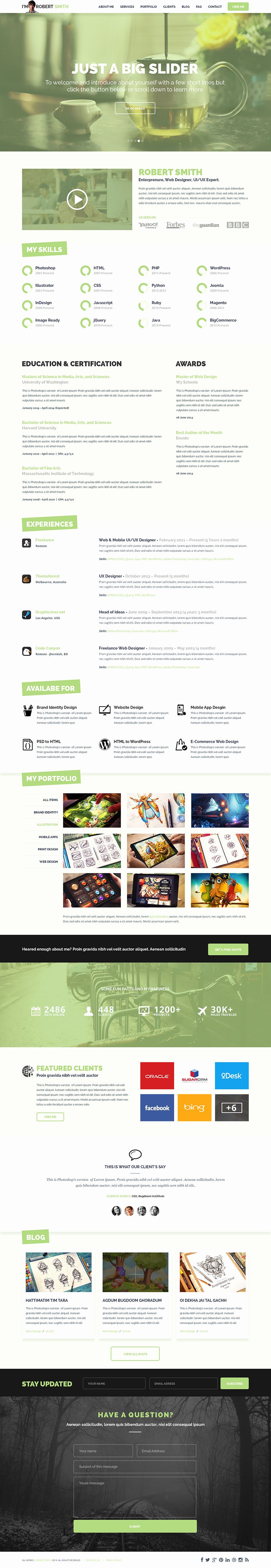 Resume Website Template Free Unique 5 Free Extremely Professional Resume Templates Collection
