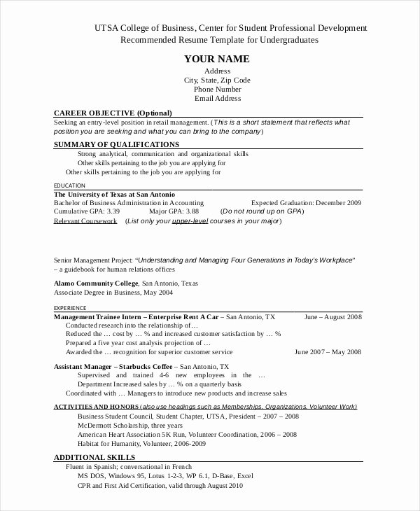 Retail Manager Resume Template Lovely 8 Retail Manager Resumes Free Sample Example format