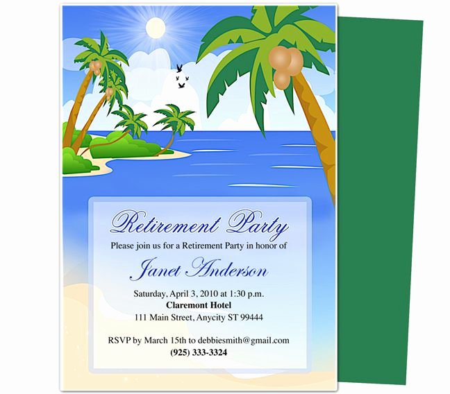 Retirement Invitations Template Free Lovely 6 Best Of Happy Retirement Template Printable