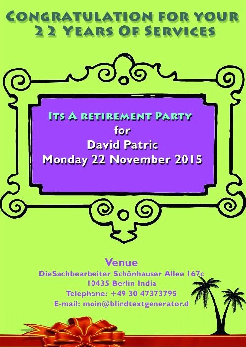 Retirement Party Flyer Template Awesome Retirement Flyer Template Free Yourweek 391e58eca25e