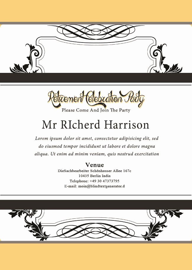 Retirement Party Flyer Template Best Of Retirement Template Flyer Yourweek A9e7f0eca25e