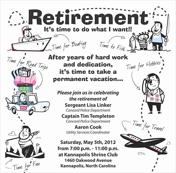 Retirement Party Flyer Template Elegant Retirement Party Flyer Template 9 Download Documents In