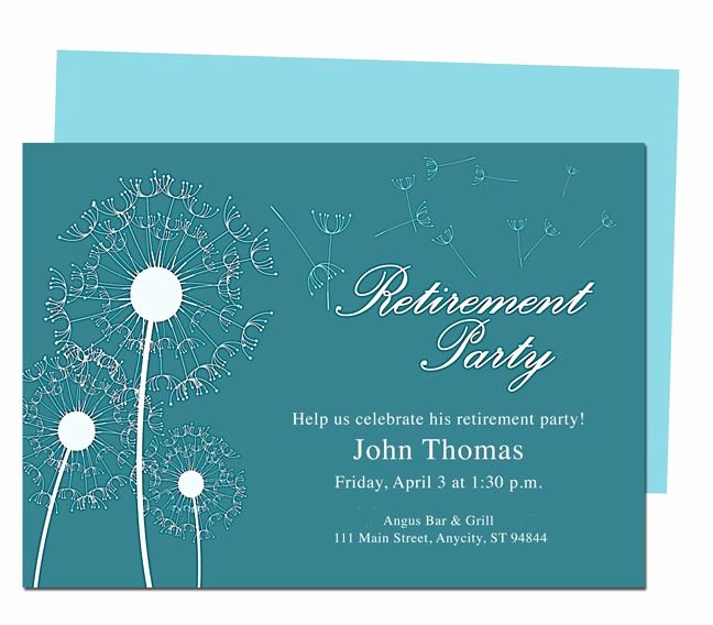 Retirement Party Template Free Best Of Winds Retirement Party Invitation Templates Diy Printable