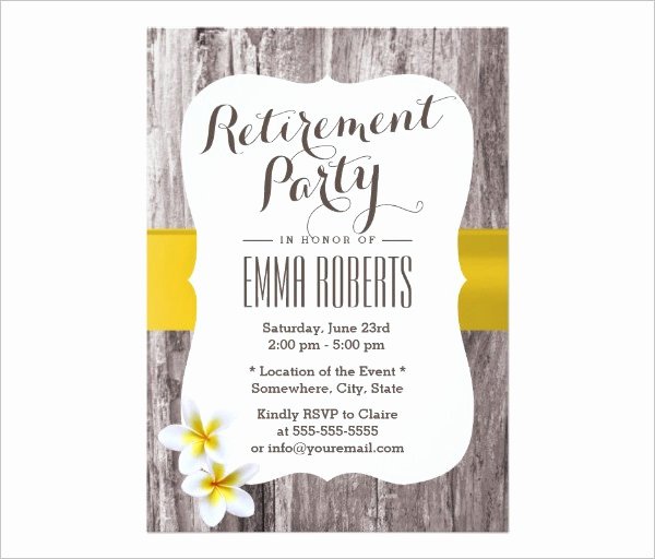 Retirement Party Template Free Unique 52 Party Invitation Designs &amp; Examples Psd Ai Eps Vector