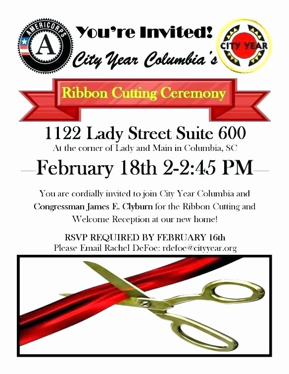 Ribbon Cutting Invite Template Best Of Ribbon Cutting Invitation Template Ceremony Grand