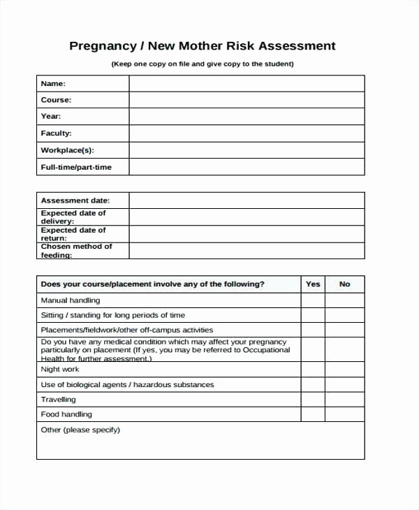 Risk assessment Report Template Awesome Risk assessment Templates In Free Premium Templates