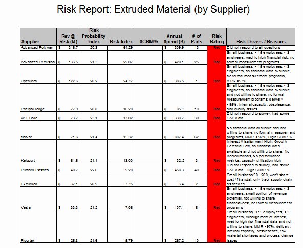 Risk assessment Report Template Lovely Supply Risk assessment iss Group