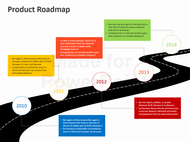 Road Map Powerpoint Template Luxury Product Roadmap Powerpoint Template Editable Ppt