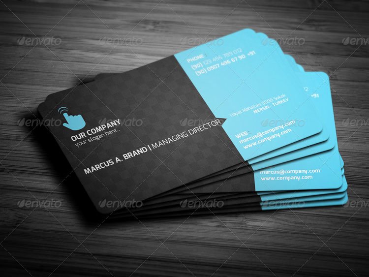 Rounded Business Cards Template Beautiful 10 Round Corner Business Card Mockup Psd Templates Free