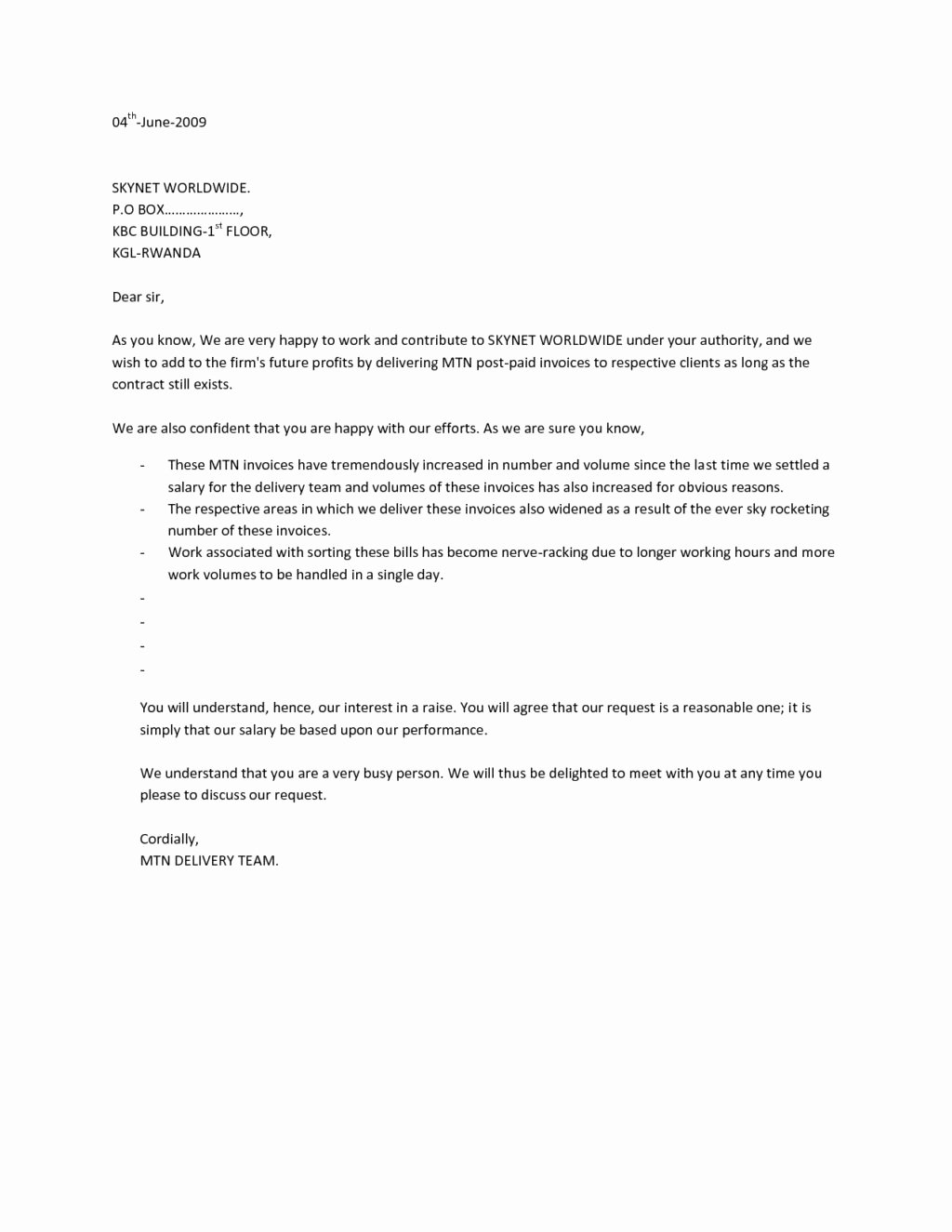 Salary Increase Letter Template Inspirational Salary Increase Proposal Template Vatansun