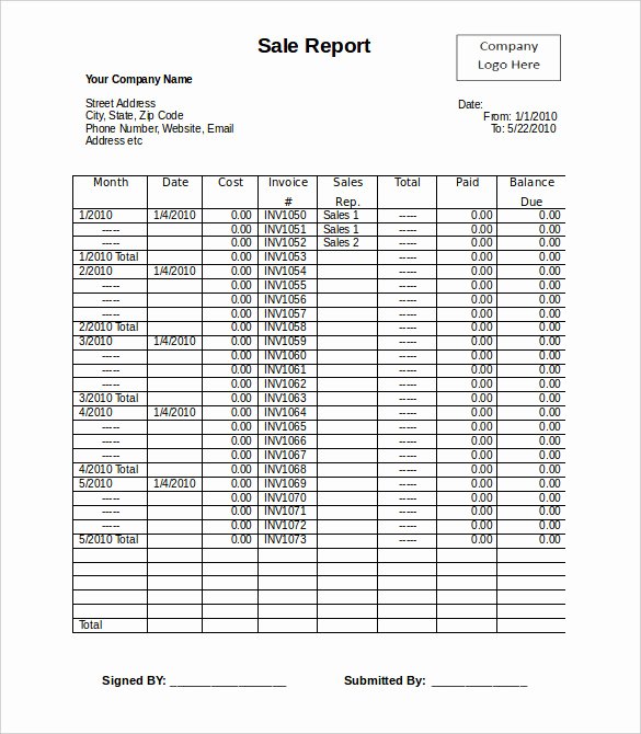 Sales Activity Report Template Lovely Printable Monthly Sales Activity Log and Report