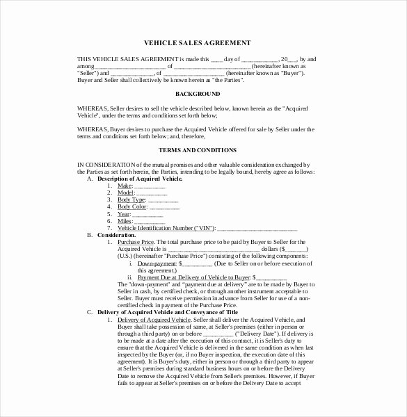Sales Agreement Template Word Lovely Sales Agreement Template 20 Word Pdf Google Docs