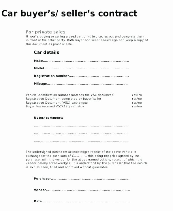 Sales Contract Template Word New Car Selling Contract Template – Puebladigital