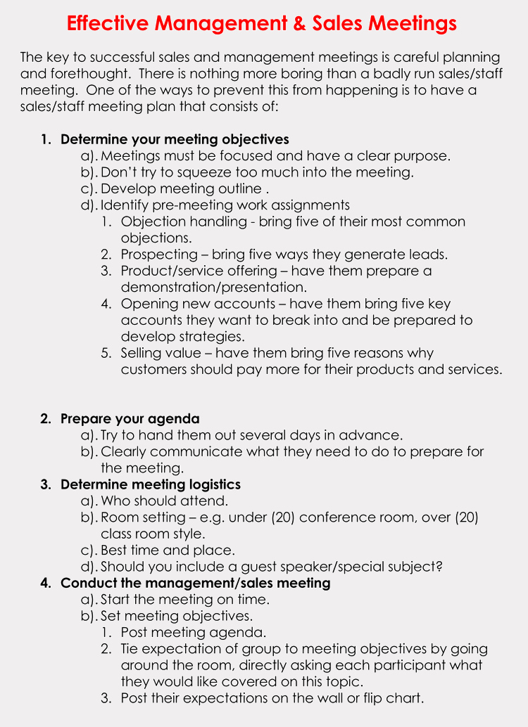 Sales Meeting Agenda Template Unique Free Sales Meeting Agenda Templates Make Meetings