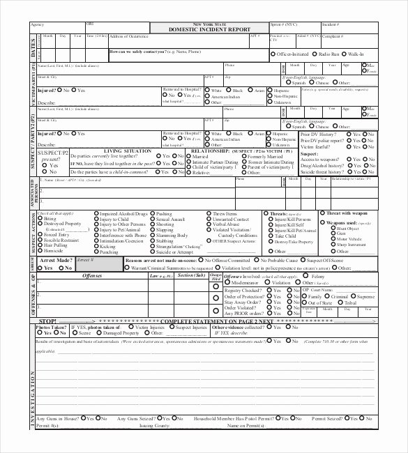 Sample Police Report Template Awesome 17 Sample Police Report Templates Pdf Doc