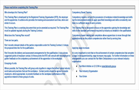 Sample Training Plan Template New 13 Training Strategy Templates – Free Sample Example