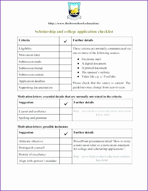 Scholarship Application Template Word Inspirational Memorial Scholarship Application Template Letter