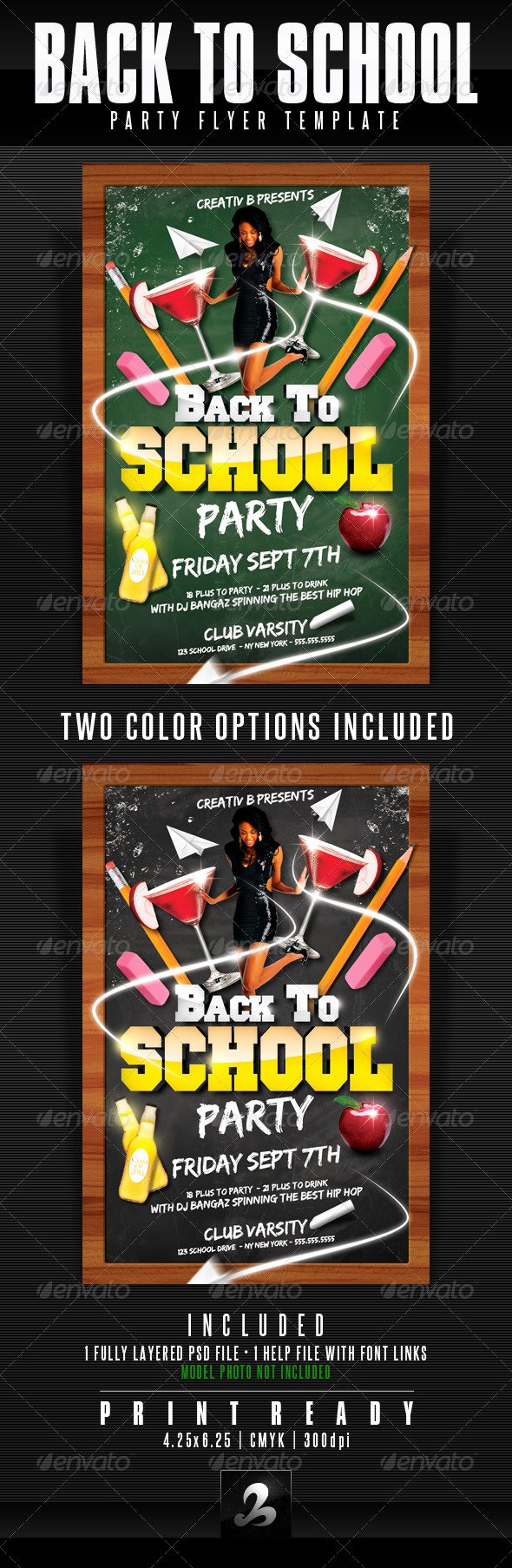 School Club Flyer Template Lovely Back to School Party Flyer Template