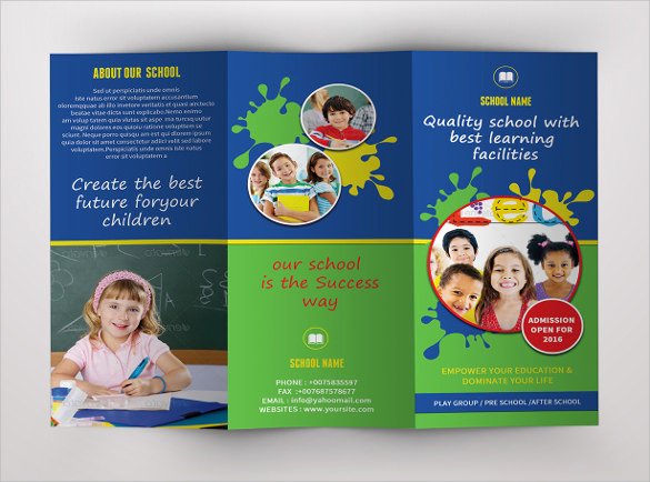 School Flyer Template Free Inspirational 24 Useful School Brochure Templates