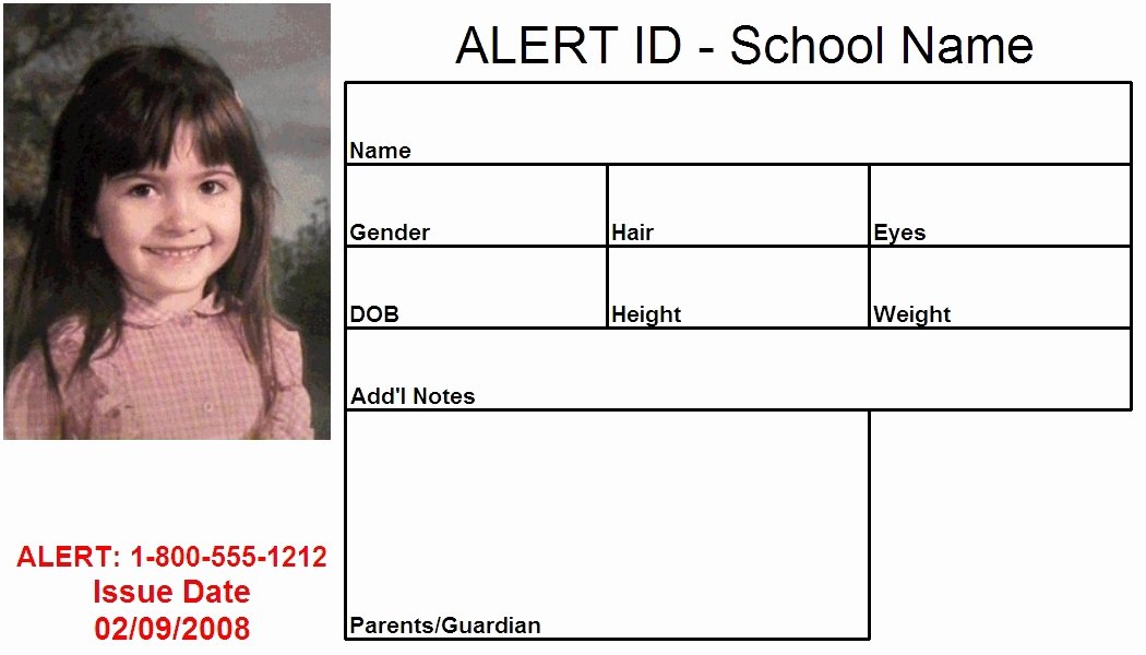 School Id Card Template Lovely Id Card Template