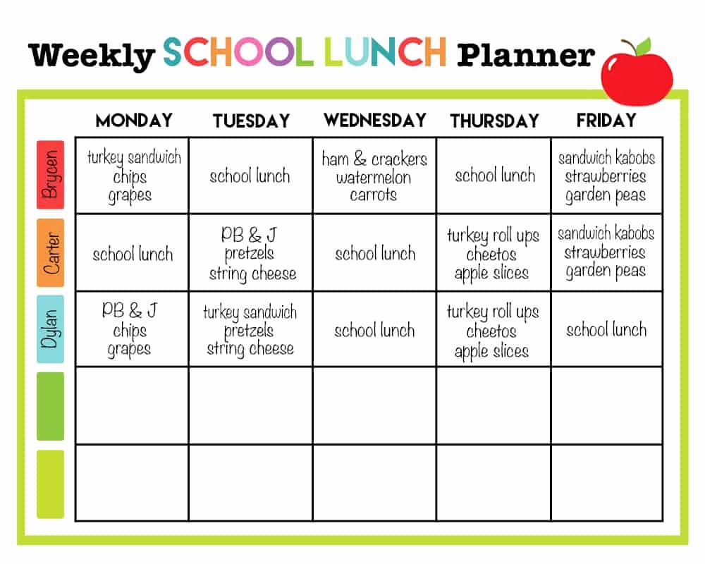 School Lunch Menu Template Lovely Cupcake Diaries top 10 Posts Of 2015