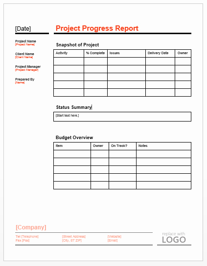 School Progress Report Template Awesome Creative Blank Progress Report Sample for School