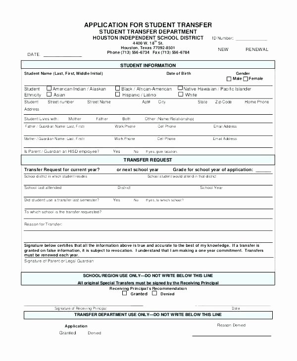 School Registration form Template Fresh School Application form Template Word Download Sizes A