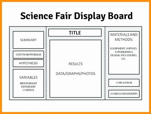 Science Fair Project Template Unique Project Display Board Science Fair Project Poster Board