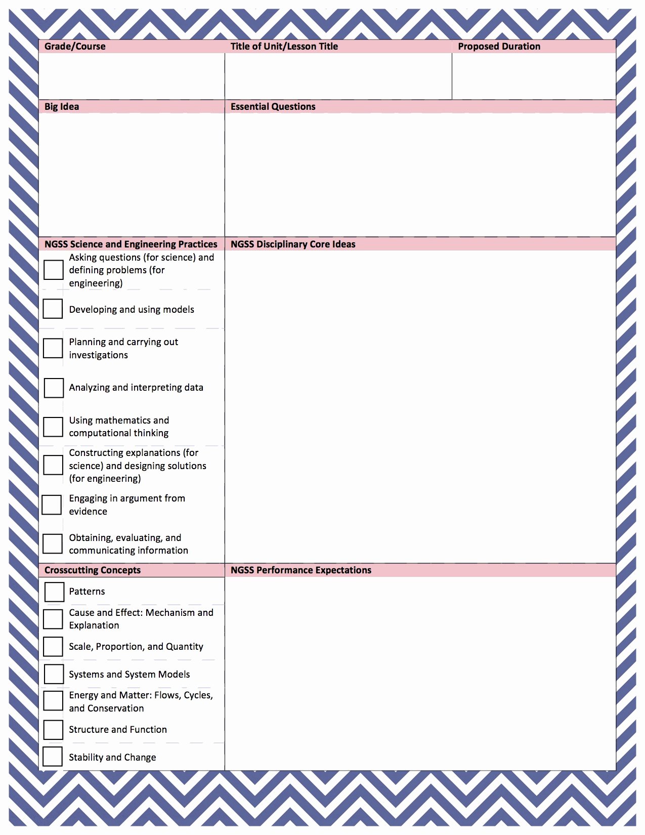 Science Lesson Plan Template Best Of the Next Generation Science Standards &amp; Lesson Planning