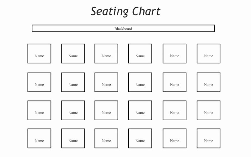 Seating Chart Template Word Fresh Seating Chart Template Word Wedding