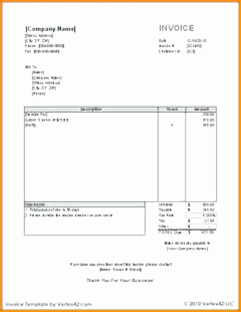 Self Employed Invoice Template Beautiful 12 Example Of Invoice for Self Employed