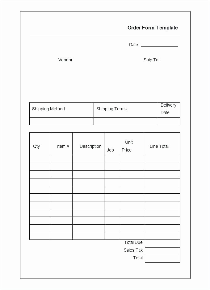 Server order Pad Template Luxury order Pads for Restaurants Template – Superscripts