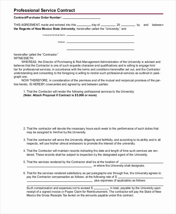 Service Contract Template Doc Beautiful Contract Template 13 Free Word Pdf Document Downloads