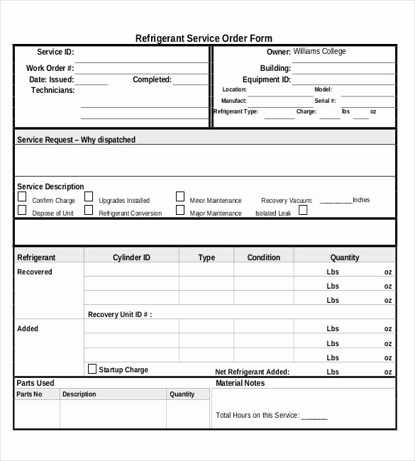 Service Request form Template Unique 18 Service order Templates – Free Sample Example format
