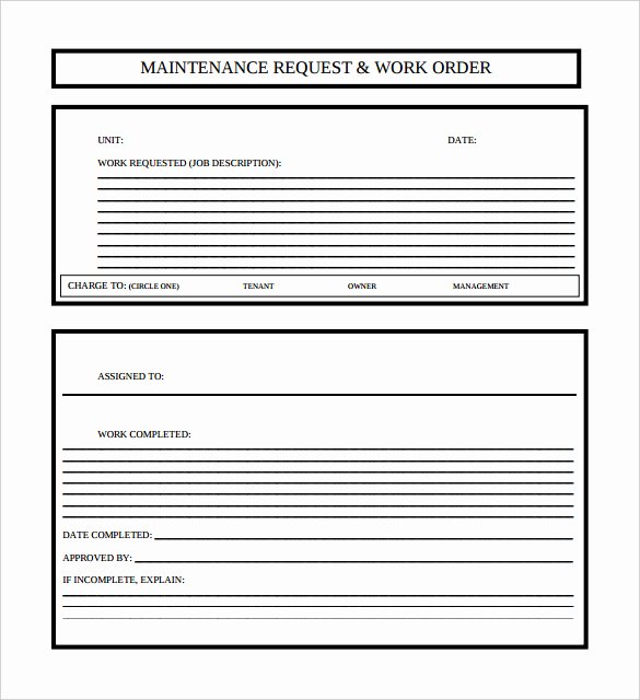Service Work orders Template Best Of Work order Template 23 Free Word Excel Pdf Document