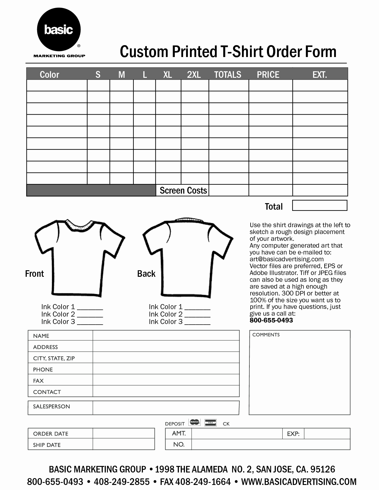 Shirt order form Template Fresh 18 Free Template for Shirt orders Free T Shirt