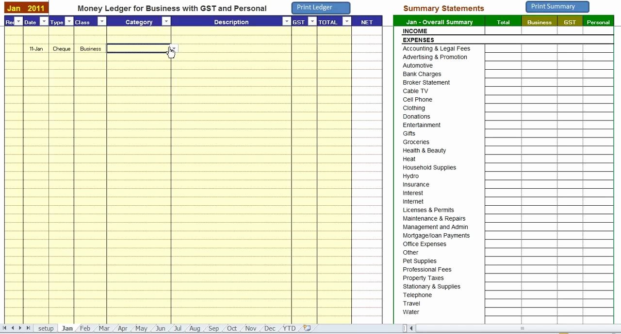 Simple Bookkeeping Spreadsheet Template Unique Simple Accounting software Simple Accounting Spreadsheet